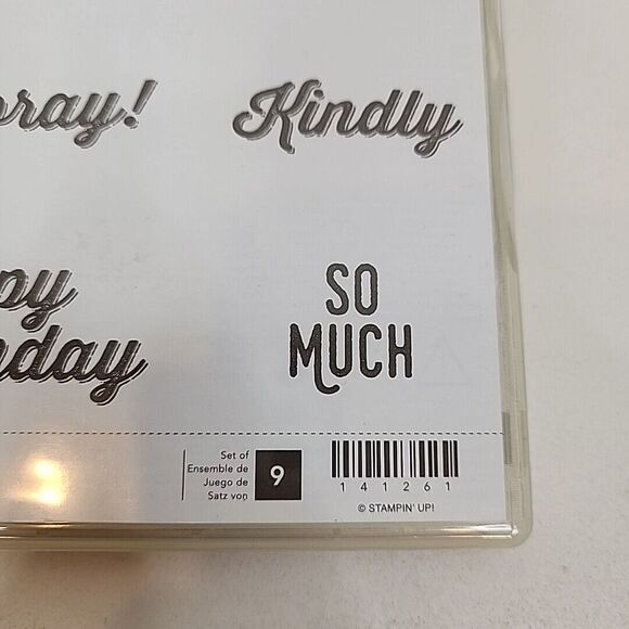 Stampin' Up! Stamp Set PERFECT PAIRINGS Set of 9 141261 Thank You Congrats Bday - Picture 2 of 5